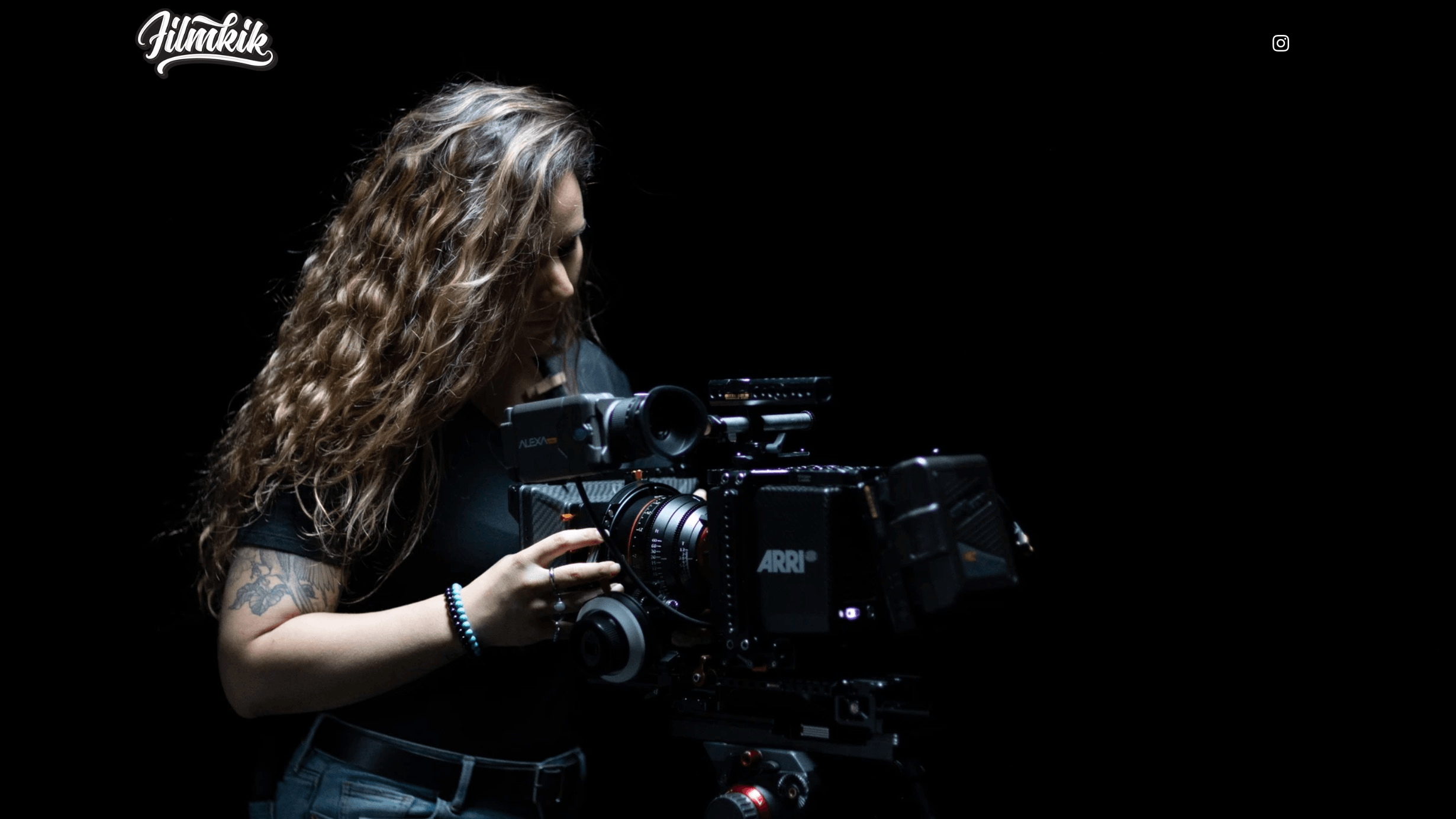 null Filmkik Website Landing Page